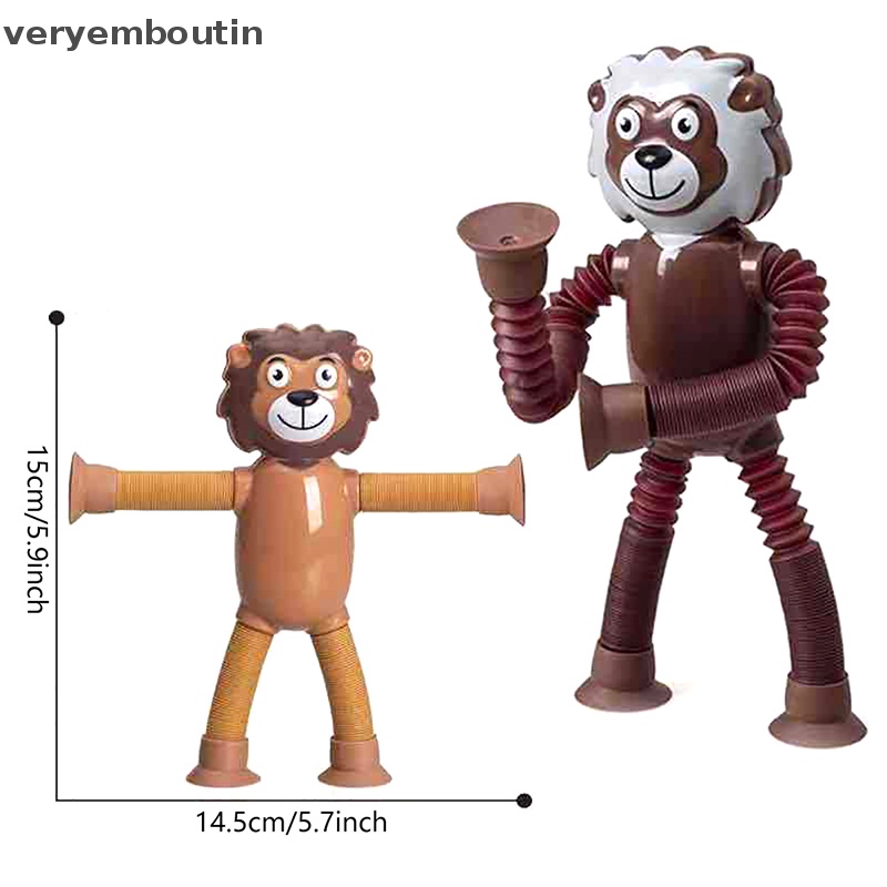 Đồ Chơi Khỉ / Sư Tử Có Giác Hút Giúp Giảm Căng Thẳng