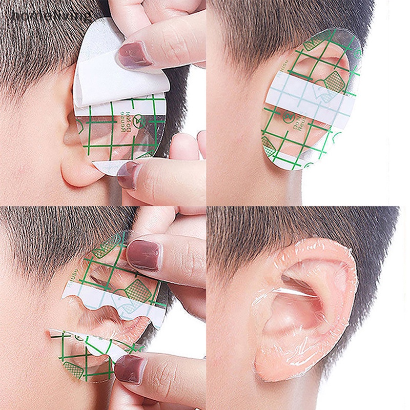 Set 20 Mũ Tắm Bằng Nhựa Bảo Vệ Tai Chống Thấm Nước Khi Nhuộm Tóc Cho Bé