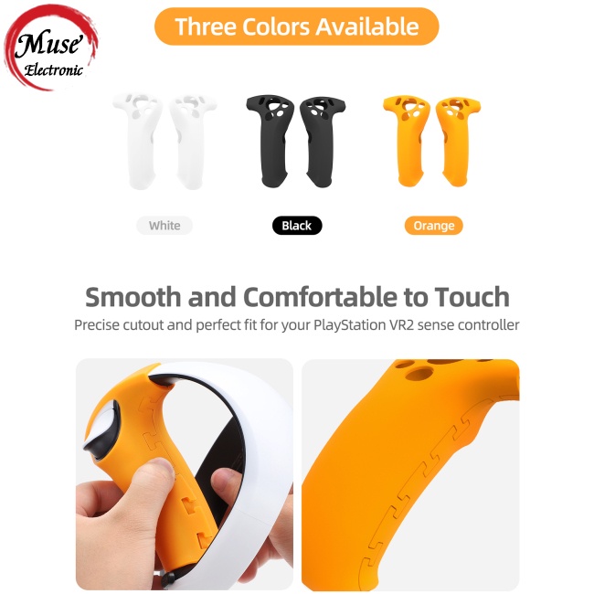 Ốp Bảo Vệ Bằng Silicon Chống Trượt Cho Tay Cầm Chơi Game Ps Vr2 Vr