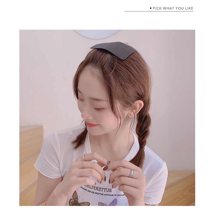 Kẹp Tóc Mái Giả Uốn Xoăn Cho Nữ