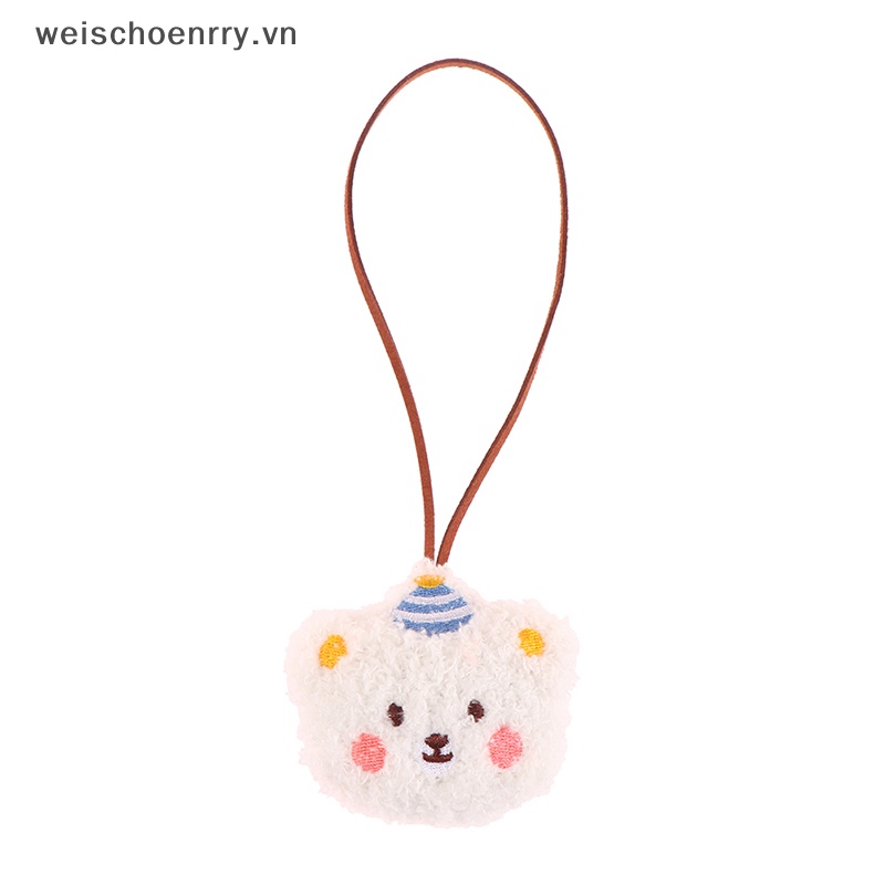 Nhãn Dán Trang Trí Túi Xách Chống Thất Lạc Hình Gấu Nhồi Bông Dễ Thương