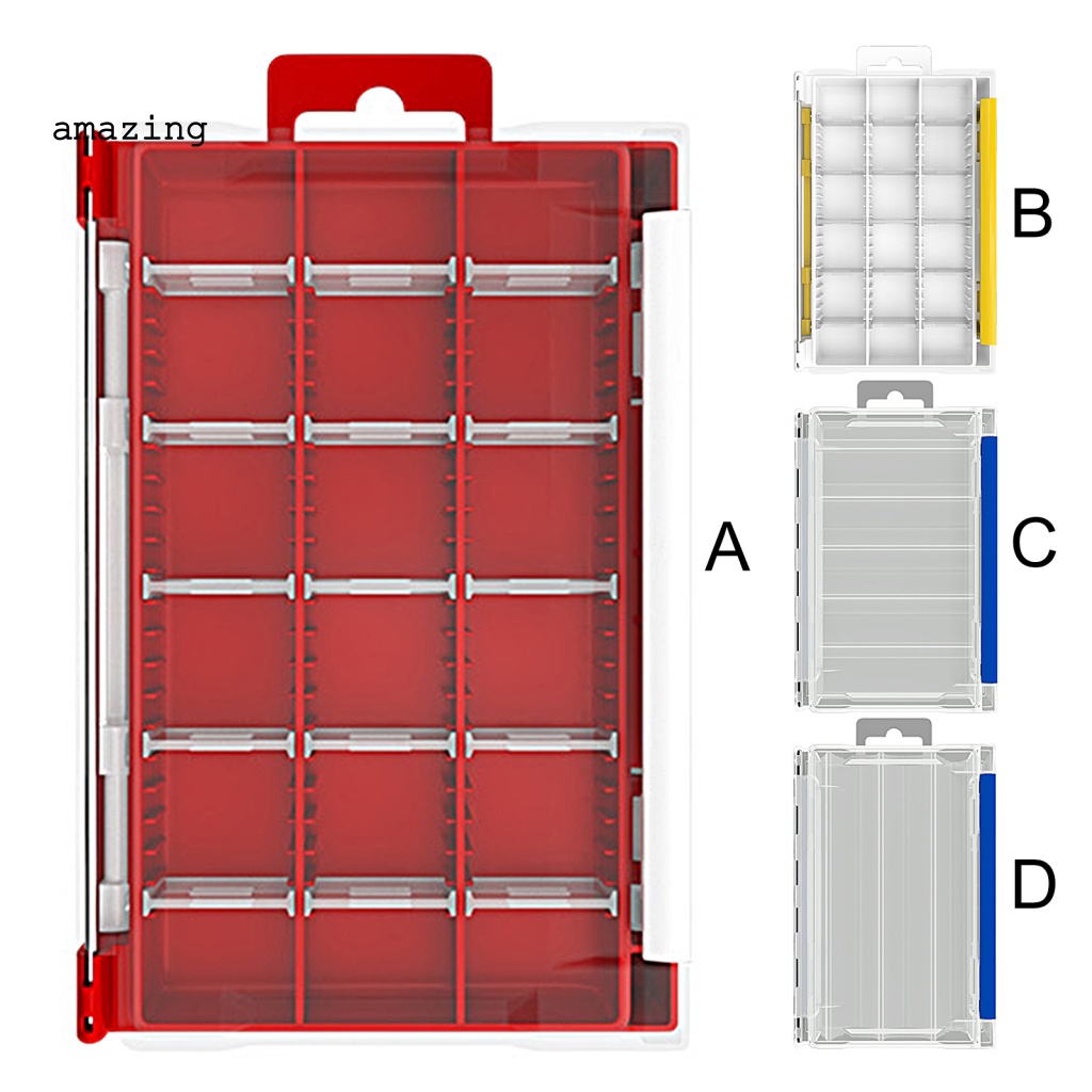 Hộp Đựng Mồi Câu Cá Hai Mặt Cứng Sức Chứa Lớn Đa Năng An Toàn Chống Mài Mòn