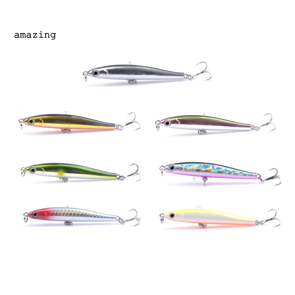 Mồi Câu Cá Giả 3D Bằng Nhựa Cứng 8.2CM / 9.5G Màu Sắc Tươi Sáng Có Thể Tái Sử Dụng