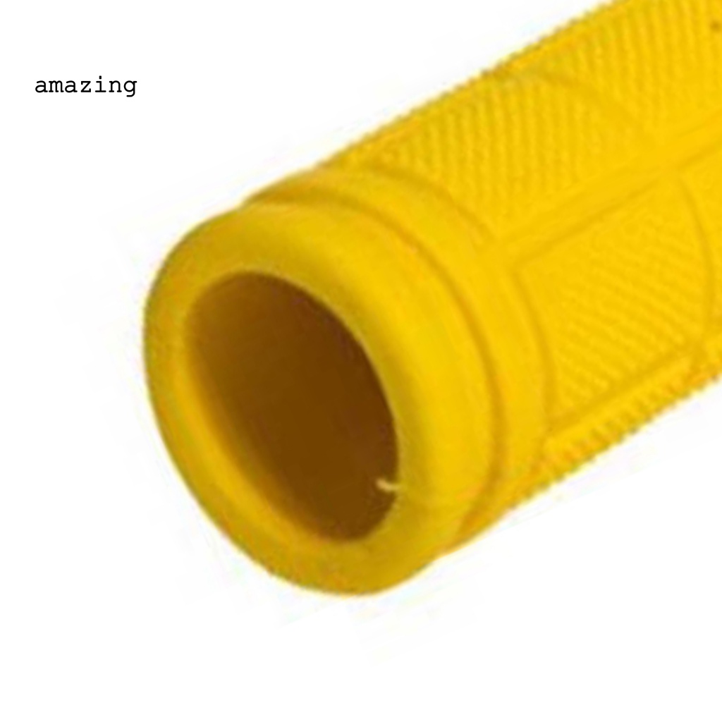 1 Cặp Vỏ Bọc Tay Lái Xe Đạp Hình Vuông Bằng Cao Su Gọn Nhẹ Chống Trượt Nhiều Màu Tùy Chọn