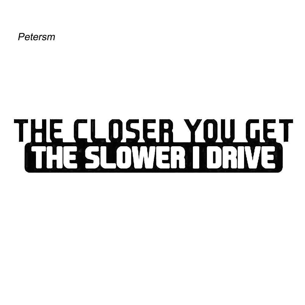 Miếng Dán Trang Trí Thân Xe Hơi / Xe Tải Phản Quang Bằng Nhựa PP In Chữ Vui Nhộn