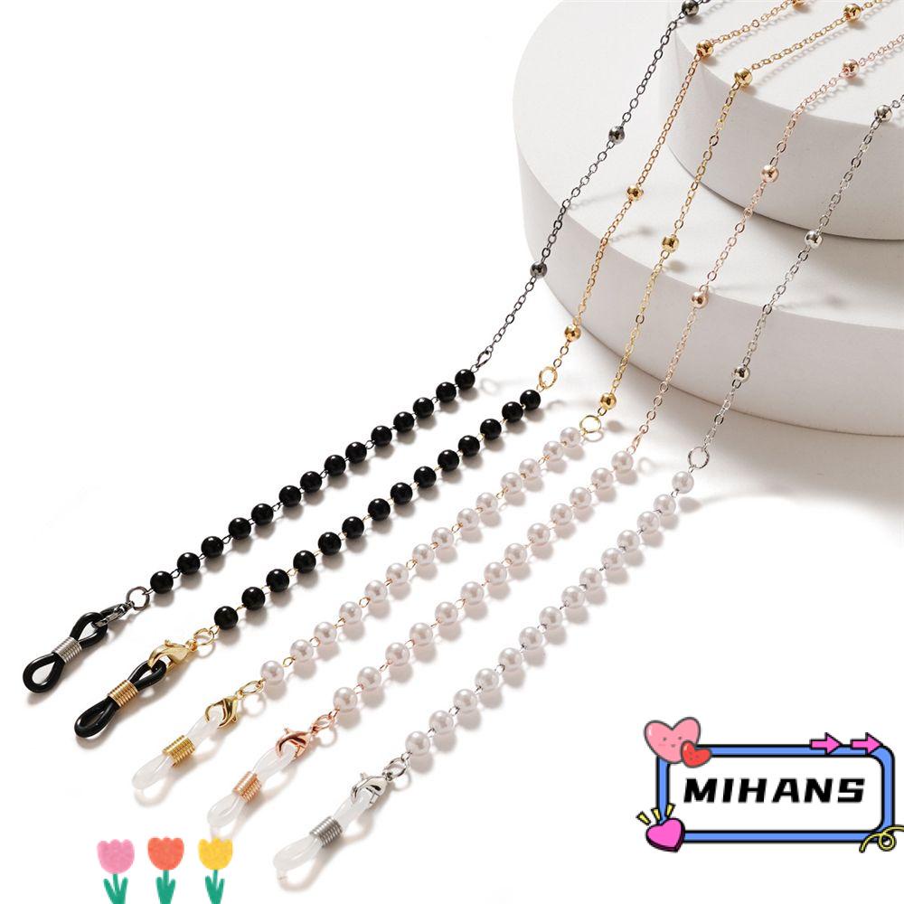 Mih Vòng cổ Trang Sức Kính Râm Dây Xích Đeo Mắt Kính Tiện Dụng