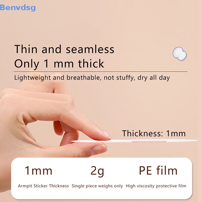 Set 20 Miếng Dán Thấm Hút Mồ Hôi Vùng Da Dưới Cánh Tay Dùng Một Lần Tiện Lợi