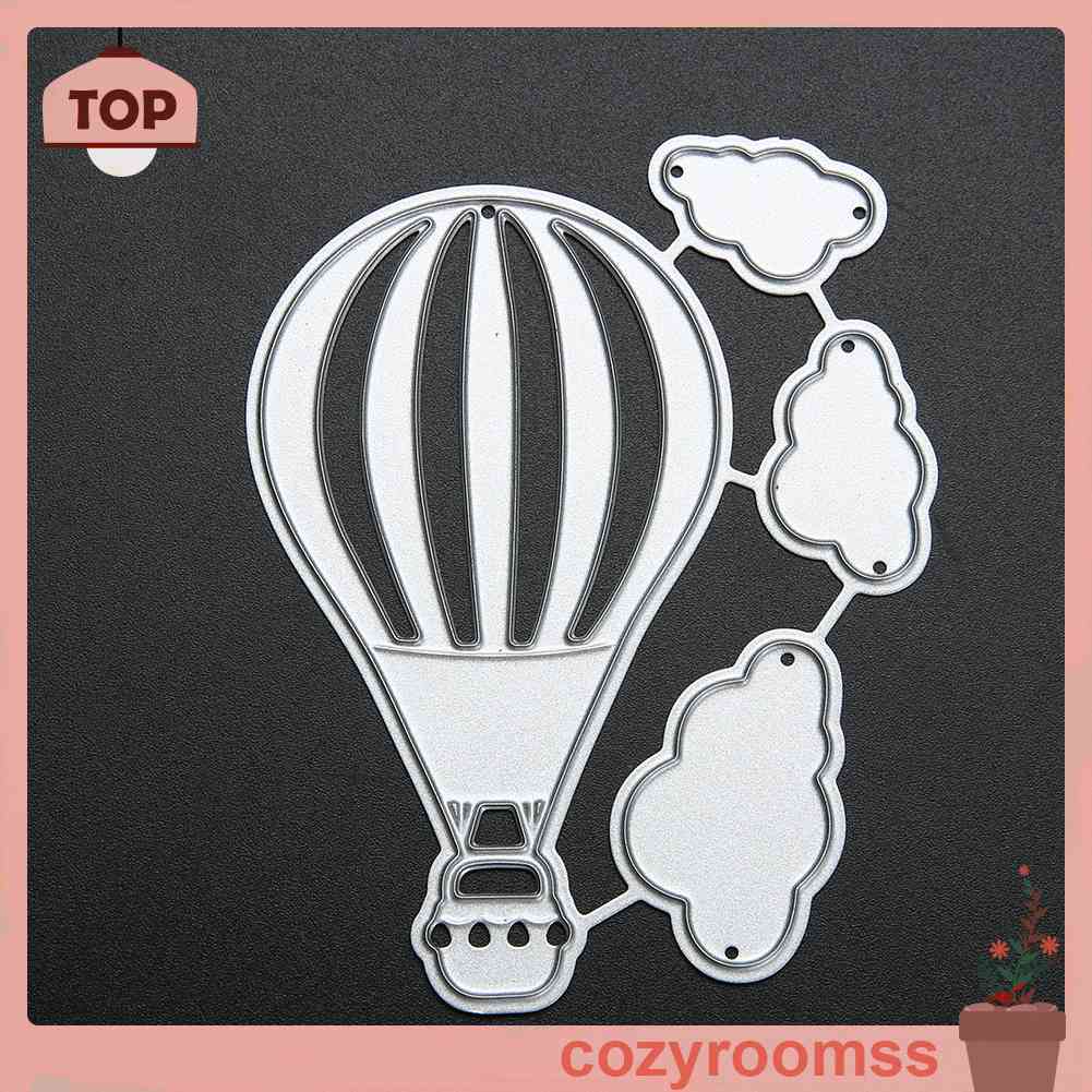 Khuôn Cắt Giấy Kim Loại Hình Khinh Khí Cầu Xinh Xắn