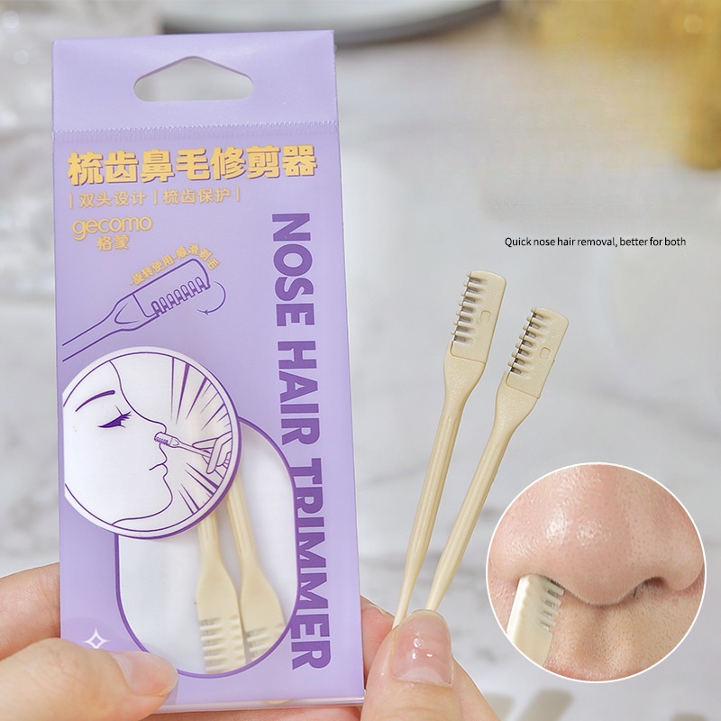 Gecomo Lược Tỉa Lông Mũi Hai Đầu Tiện Dụng