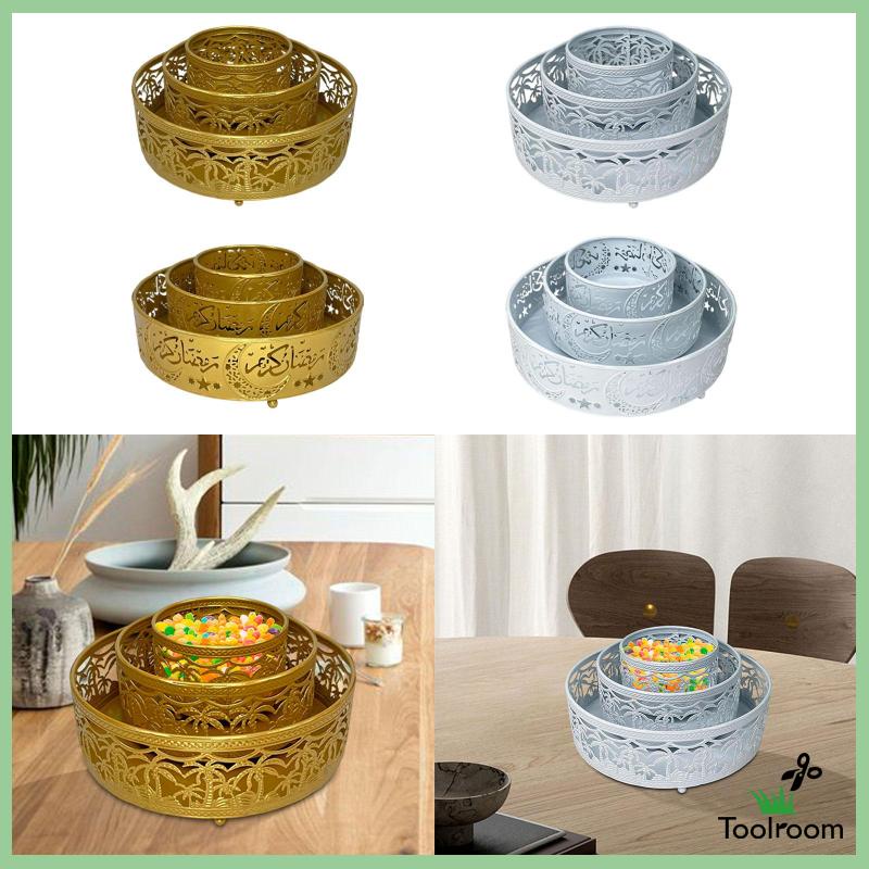 Set 3 Giá Đỡ Trưng Bày Bánh Cupcake Hình Tròn Cho Sự Kiện