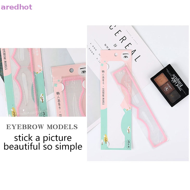 Bộ 3 Dụng Cụ Hỗ Trợ Vẽ Lông Mày Tiện Dụng Mới