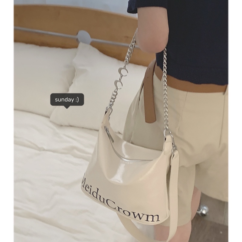 Túi Đeo Vai In Chữ Thời Trang Hàn Quốc