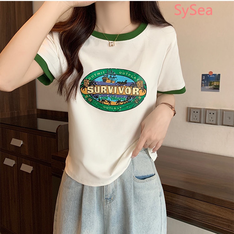 Áo Thun Plus Size In Chữ Thời Trang Mùa Hè Cho Nữ