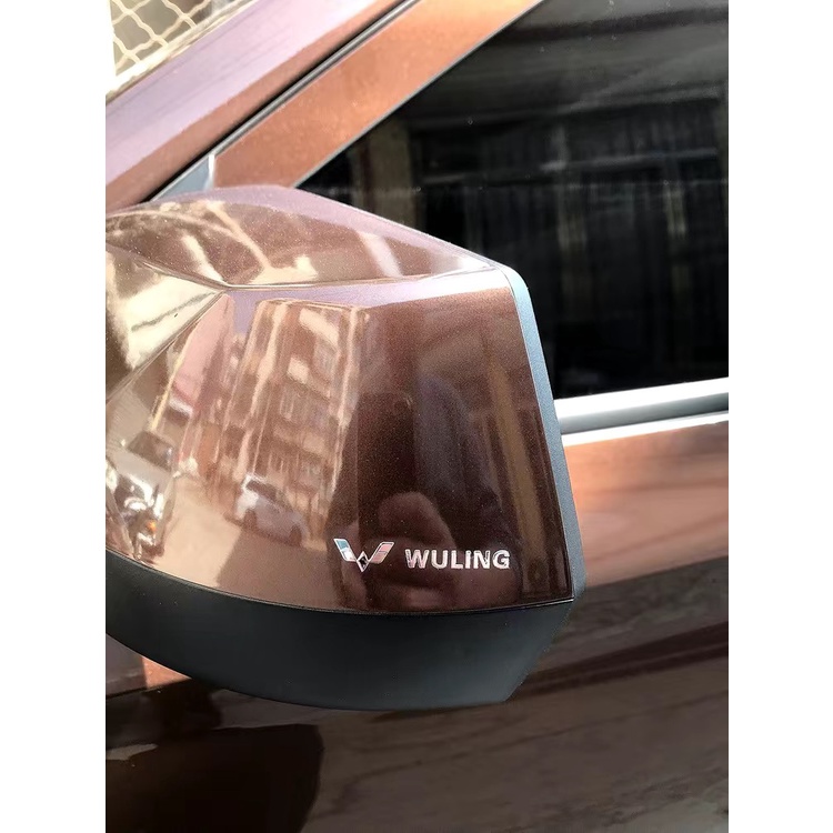 Miếng Dán Logo 3D Bằng Kim Loại Trang Trí Nội Thất Xe Hơi Wuling Cortez Almaz Air EV Confero DB S