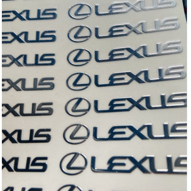 Miếng Dán Logo 3D Bằng Kim Loại Trang Trí Cửa Sổ Xe Hơi Lexus IS250 CT200h ES250 GS250 IS250 LX570 LX450d NX200t RC200t rx3