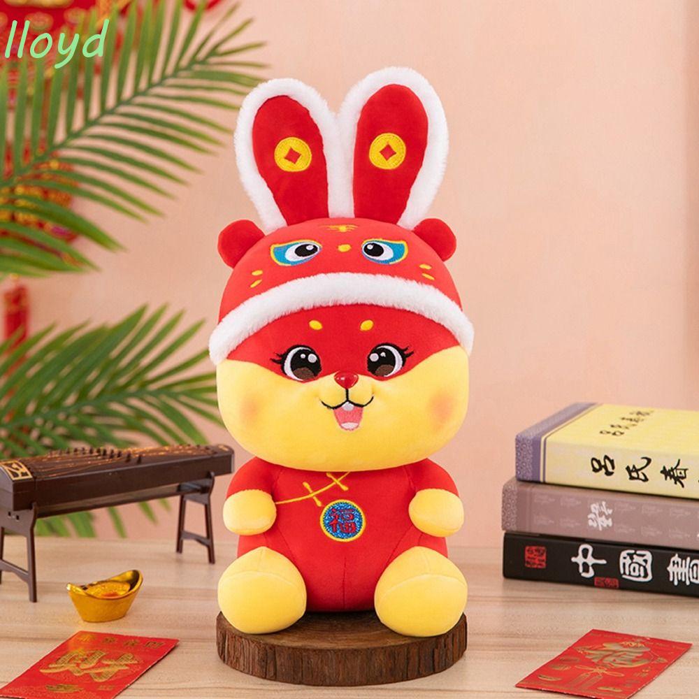 Thỏ Nhồi Bông Tai Dài Mềm Mại Thoải Mái Phong Cách Trung Hoa