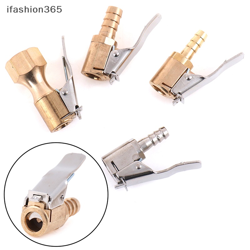 Kẹp Van Bơm Lốp Xe Hơi Bằng Đồng Thau 6 / 8mm ifashion365