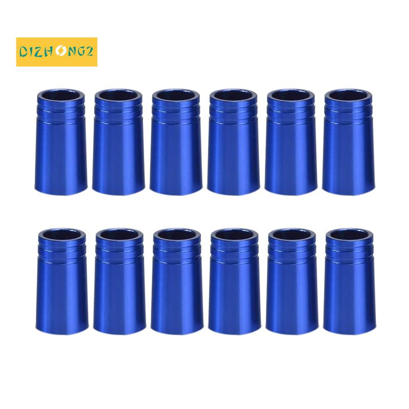 12pcs 'Pack Golf Ferrules .370 Nhôm 25mm cho Bàn là Trục Phụ kiện Câu lạc bộ Golf