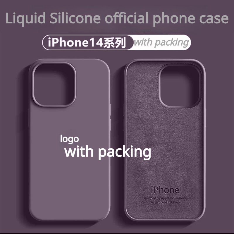 Ốp Điện Thoại Silicon Chống Sốc In logo Sang Trọng Cho iPhone 11 12 13 14 Pro MAX 11Pro