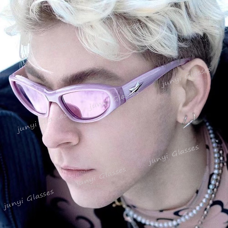 Kính Mát Tích Hợp Gia Vị Phong Cách Punk Hip Hop Âu Mỹ Y2K Mới