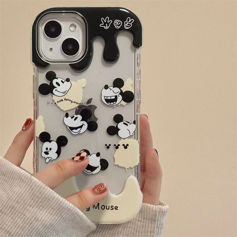 ✅Ốp Điện Thoại Họa Tiết Chuột Mickey 12Qw Cho Iphone13promax / xrproxs14 Niche plus 11