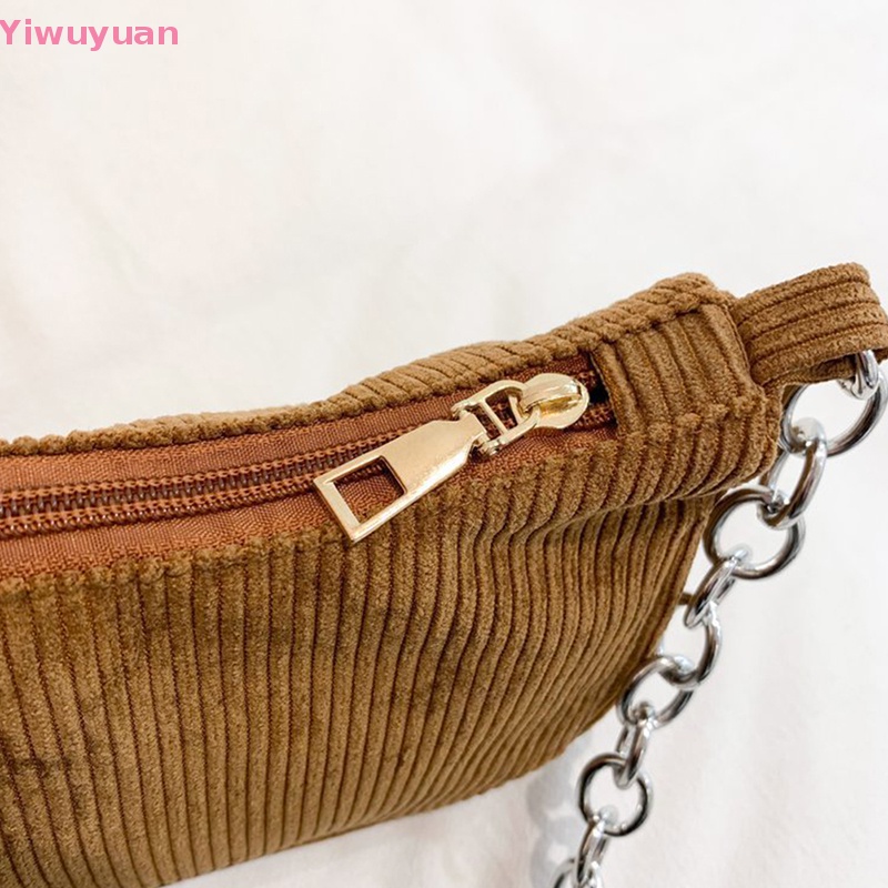 Túi Đeo Vai / Xách Tay Chất Liệu Nhung Corduroy Thời Trang Cho Nữ < Yiwuyuan > 2023