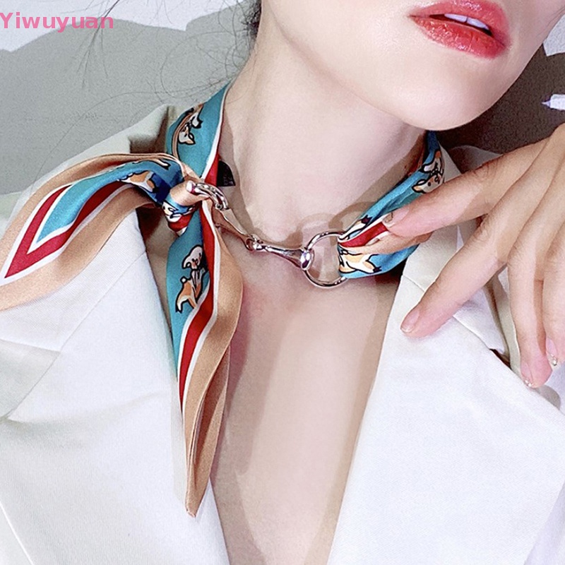 < Yiwuyuan > Ghim Cài Khăn Choàng Lụa Phong Cách Vintage Hợp Thời Trang Cho Nữ Mới