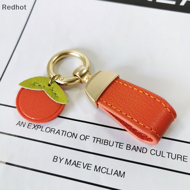 &lt; Redhot &gt; Móc Khóa Xe Hơi Da Cừu Thật Tinh Tế Kiểu Pháp Cho Nữ Giảm Giá