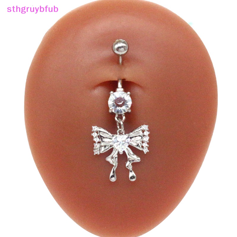 Khuyên Rốn Hình Bướm Và Mặt Trăng Bằng Thép Không Gỉ Thời Trang Cho Nữ