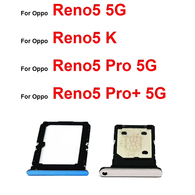 Khay Đựng Thẻ Sim Điện Thoại Thay Thế Chuyên Dụng Cho OPPO Reno 5 5G Reno 5 K Reno 5 Pro Plus 5G