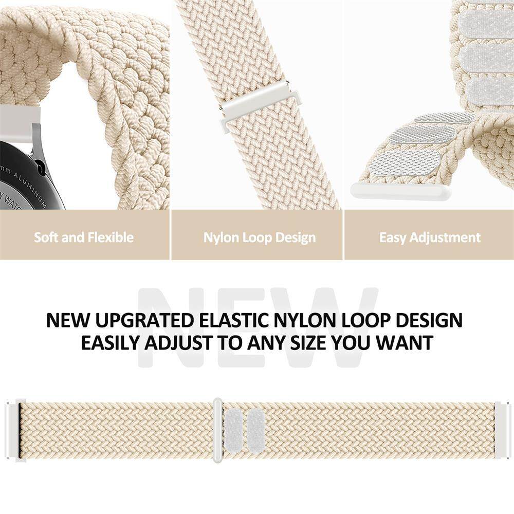 Dây Đeo nylon 20mm 22mm Cho Đồng Hồ Thông Minh Samsung Galaxy Watch 4 3 5 pro active 2 Gear S3 Huawei Watch GT 2 3