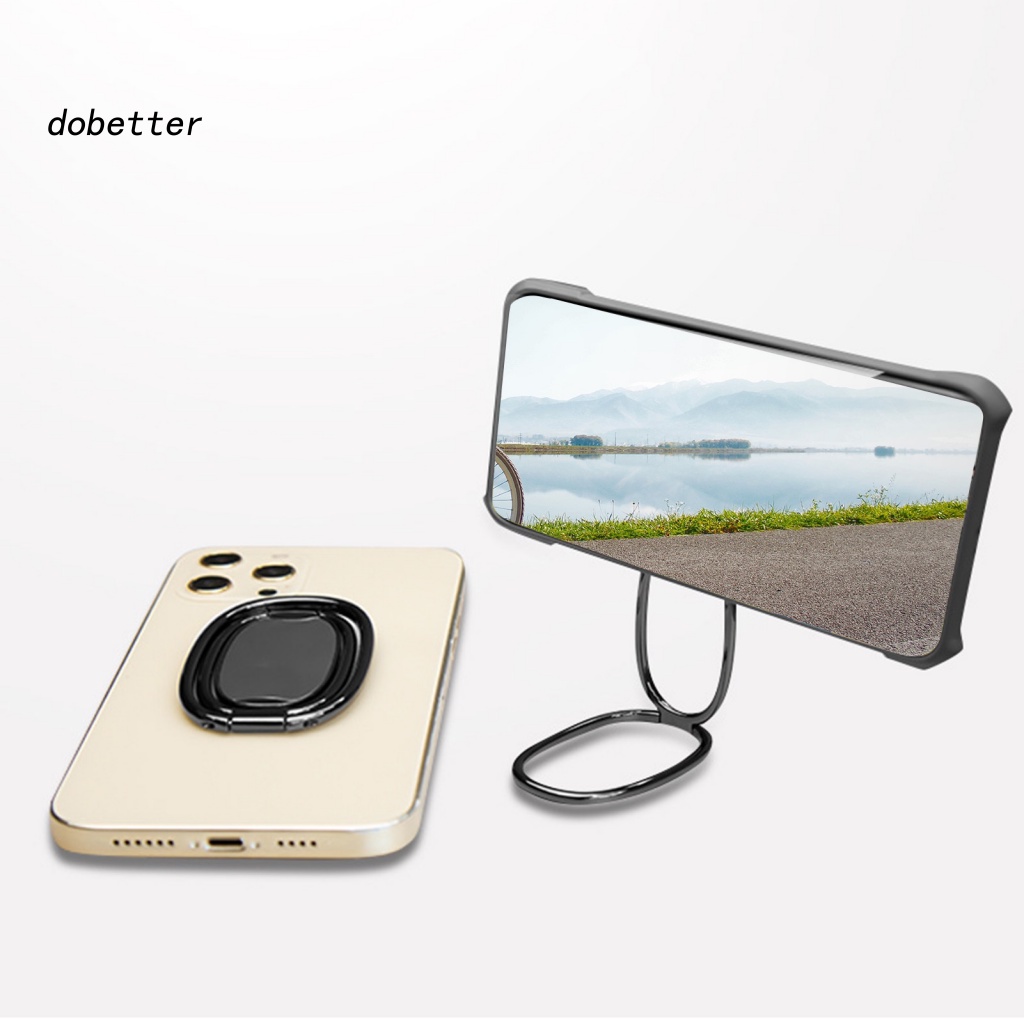 &lt; Dobetter &gt; Giá Đỡ Điện Thoại Dạng Nhẫn Hình Oval Bằng Kim Loại Có Thể Gập Lại Thoải Mái Sử Dụng Hàng