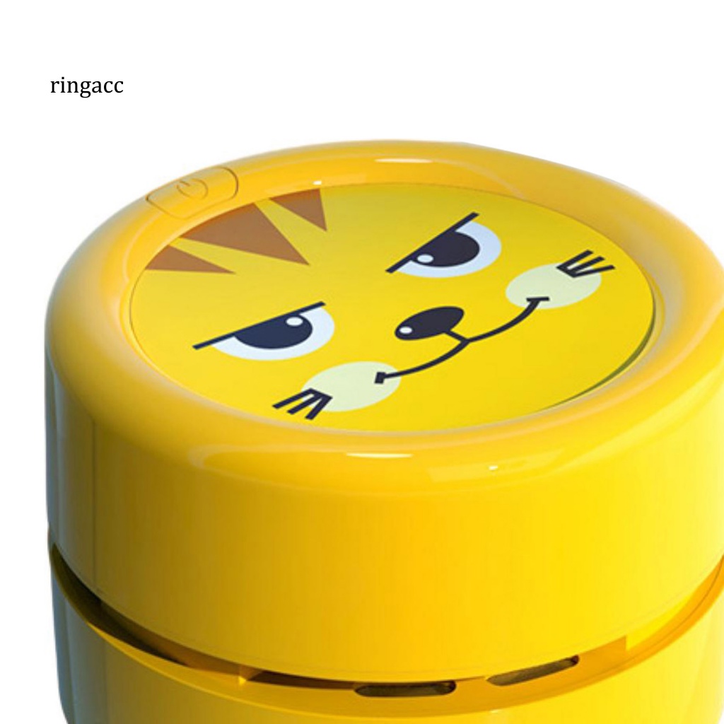 Máy Hút Bụi Để Bàn RGA Họa Tiết Hoạt Hình Có Vòi Hút Mạnh Mẽ Loại Bỏ Tro Sạc USB Cho Trường Học