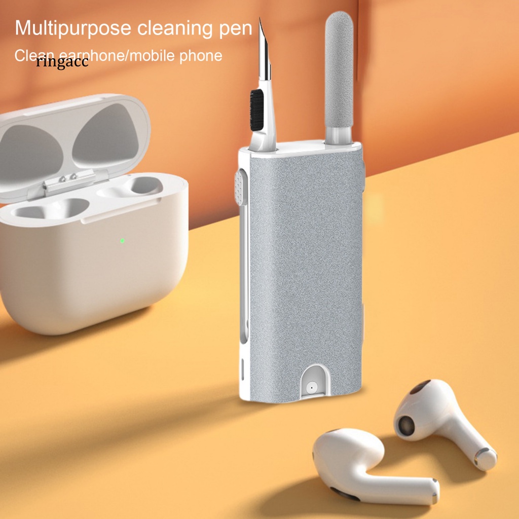 Bàn Chải Hai Đầu 5 Trong 1 Vệ Sinh Tai Nghe / Bàn Phím Máy Tính Đa Năng Tiện Dụng