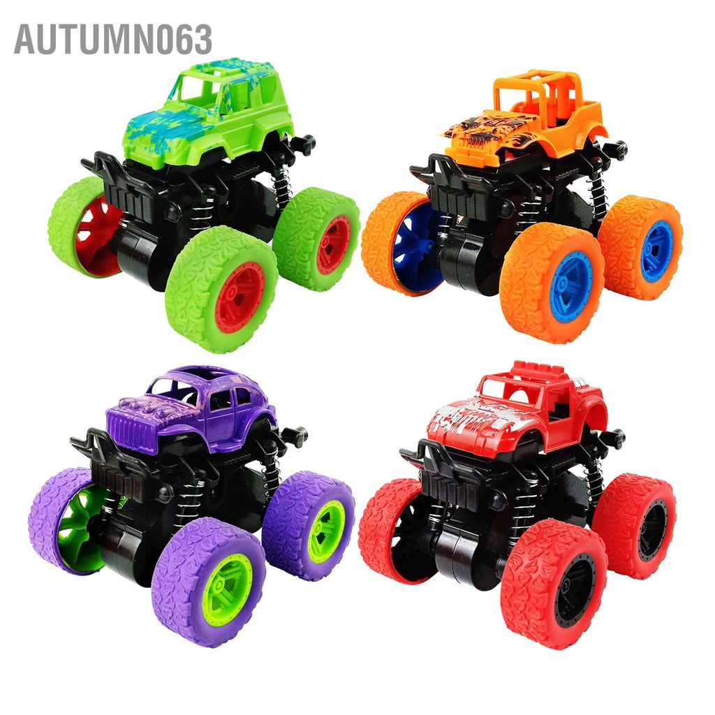 Autumn063 Đồ Chơi Xe Địa Hình Quán Tính Kép Mô Phỏng Shakeproof Offroad Cho Trẻ Em