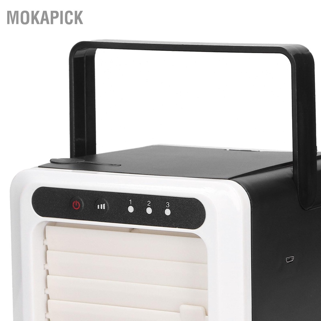 Mokapick Máy Làm Mát Không Khí Mini Gia Đình USB Điều Hòa Tạo Ẩm Cho Ký Túc Xá Văn Phòng