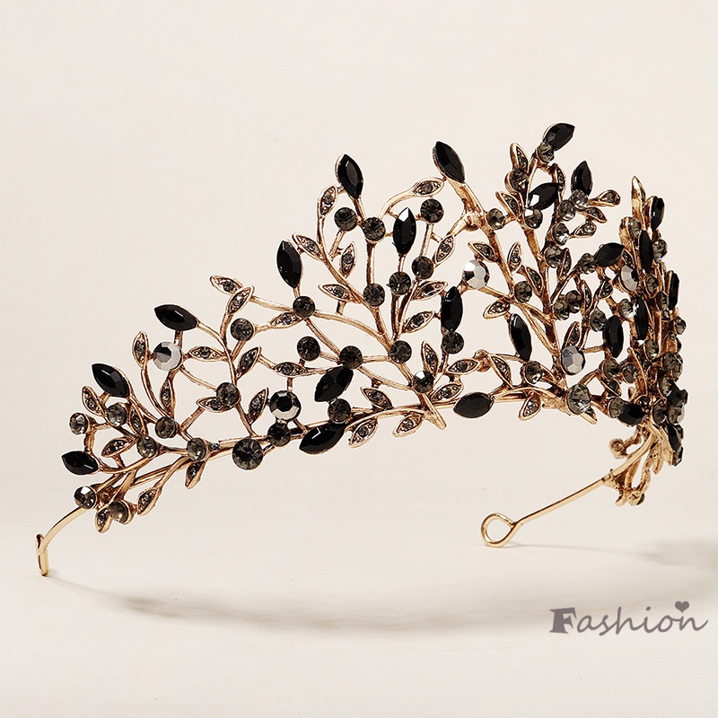 Cài Tóc Hình Vương Miện Đính Đá Sang Trọng Cho Cô Dâu