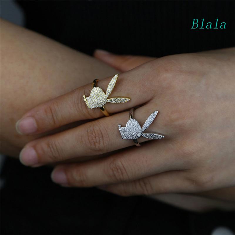 Nhẫn Hở Hình Thỏ Dễ Thương Có Thể Điều Chỉnh