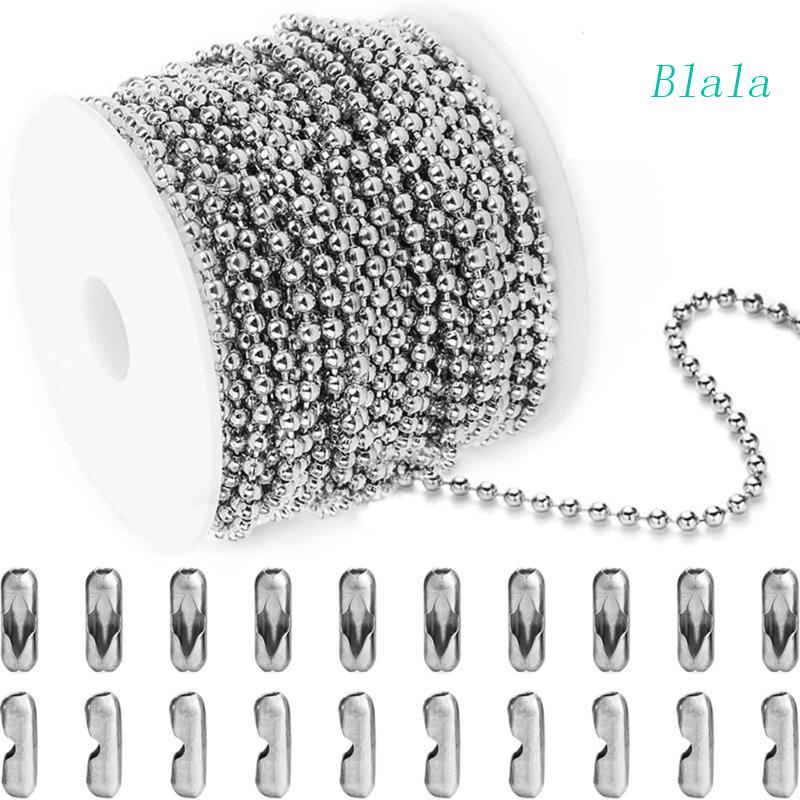 Chuỗi Dây Xích Kéo Bằng Thép Không Gỉ Có Thể Điều Chỉnh Kèm 20 Đầu Nối Phù Hợp Cho Làm Trang Sức