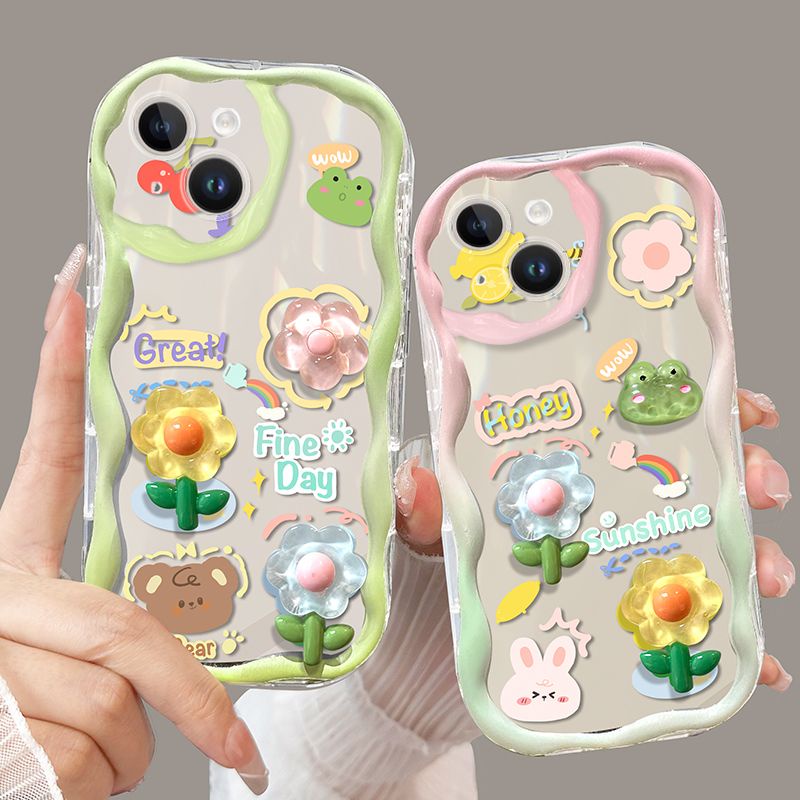 Ốp Điện Thoại Họa Tiết Hoa Dễ Thương Dành Cho iPhone 14 Pro Max 11 12 13 Pro Max Xs Xr 7 8 Plus X Se 6 6S Plus