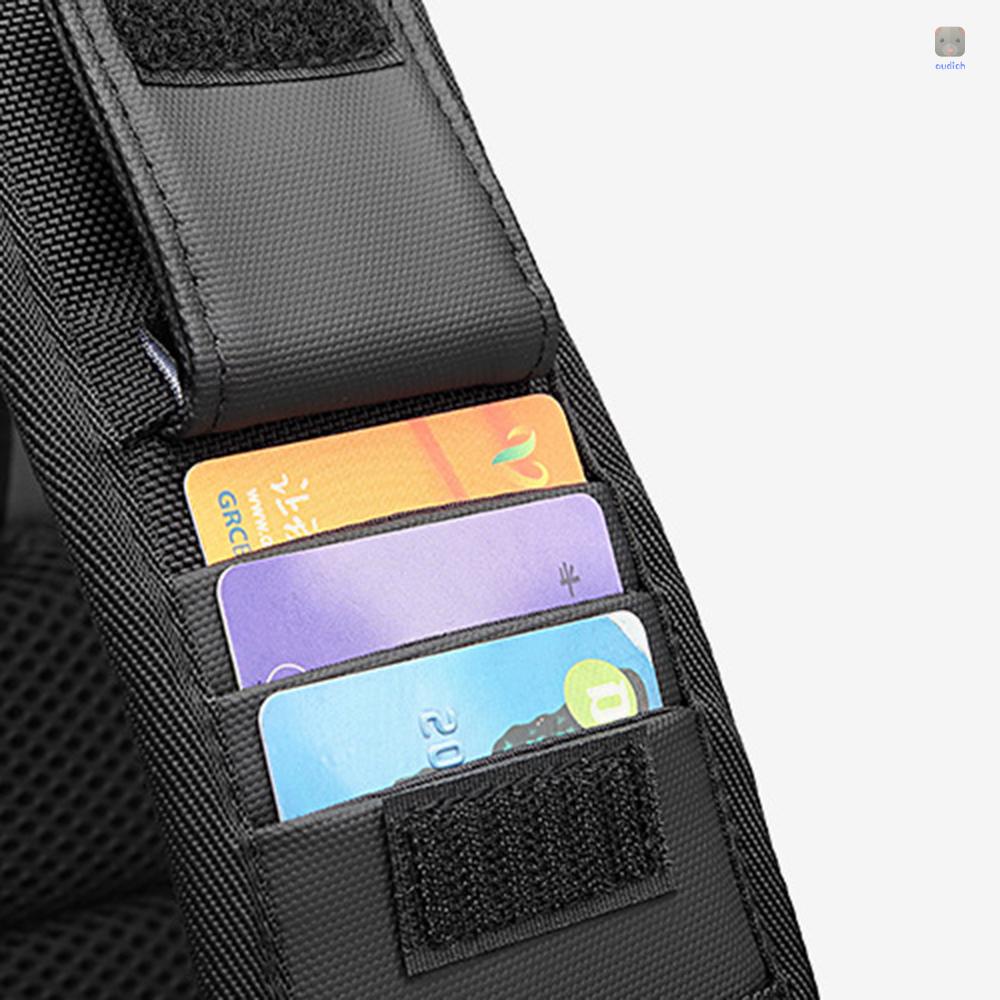 Ozuko Túi Đeo Chéo Ngực Đa Năng Chống Thấm Nước Có Cổng Sạc USB Thời Trang Cho Nam