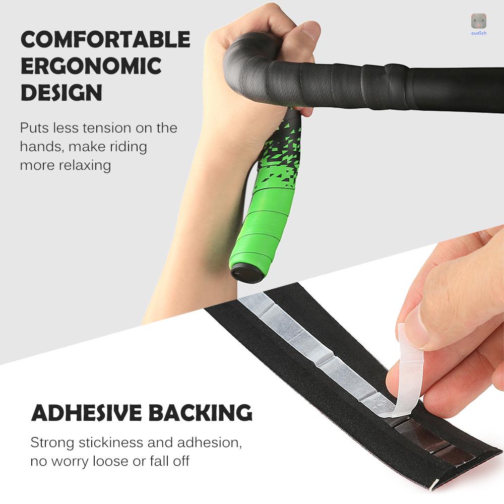 1 Cặp Băng Quấn Tay Lái Xe Đạp Chống Trượt Chống Sốc Thoáng Khí