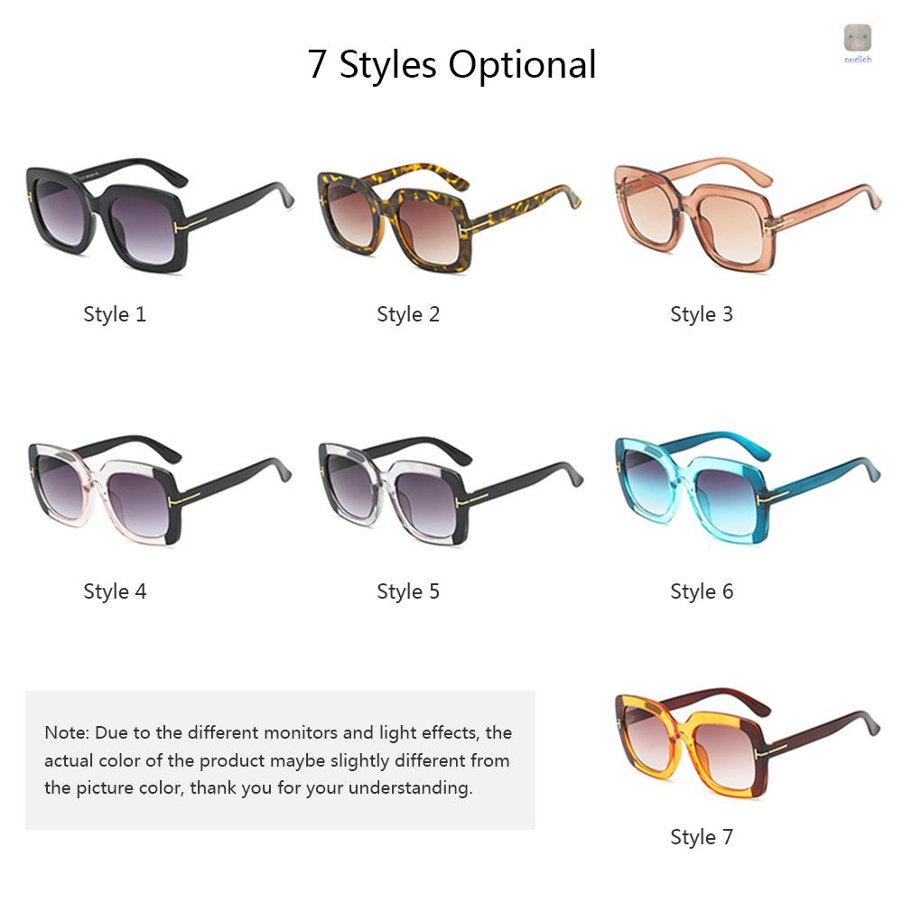 Kính Mát Gọng Vuông Chống Tia UV400 Thời Trang Cho Nữ