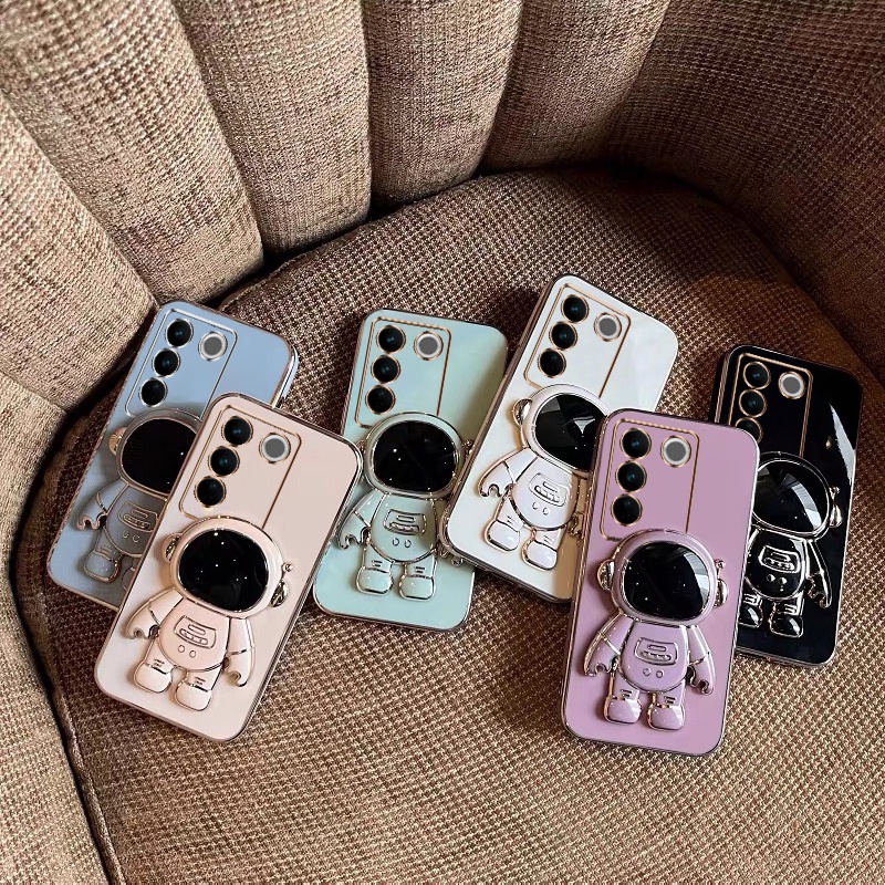 Ốp lưng Vivo V27 5G V27E Ốp Điện Thoại Có Giá Đỡ Hình Phi Hành Gia Cho Vivo V27 / V25 / V25E / V23 5G / V20 SE / V15 / V19 / V19 NEO YHY