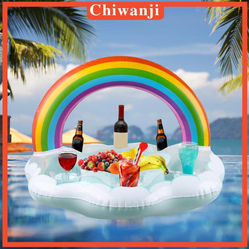 Phao Nổi Bơm Hơi Giữ Đồ Uống Có Giá Đỡ