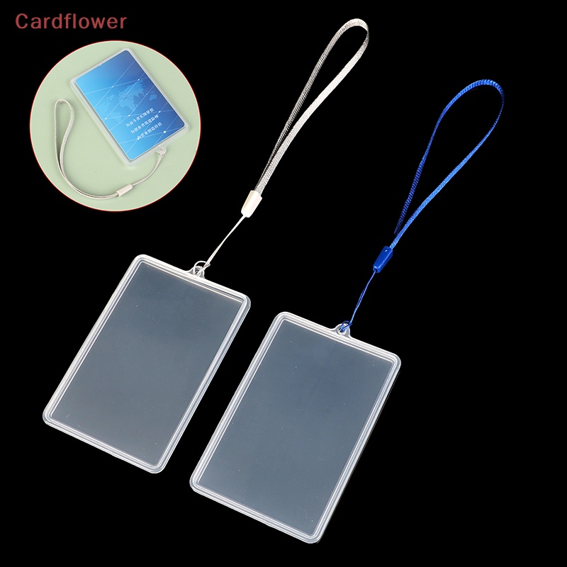 Bao Da Điện Thoại Nắp Lật Trong Suốt Có Ngăn Đựng Thẻ Và Dây Đeo Mới