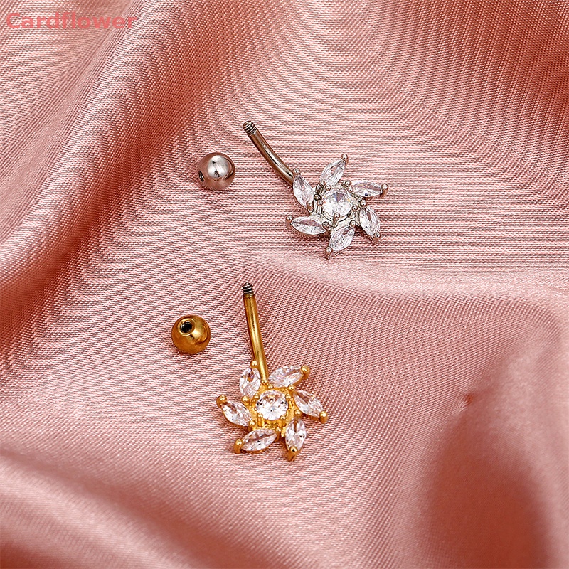 Khuyên Rốn Hình Hoa Thời Trang Chất Lượng Cao Mới