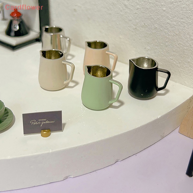 Mô Hình Ấm Trà Và Tách Cà Phê Mini Tỷ Lệ 1: 12 Độc Đáo Trang Trí Nhà Búp Bê Mới