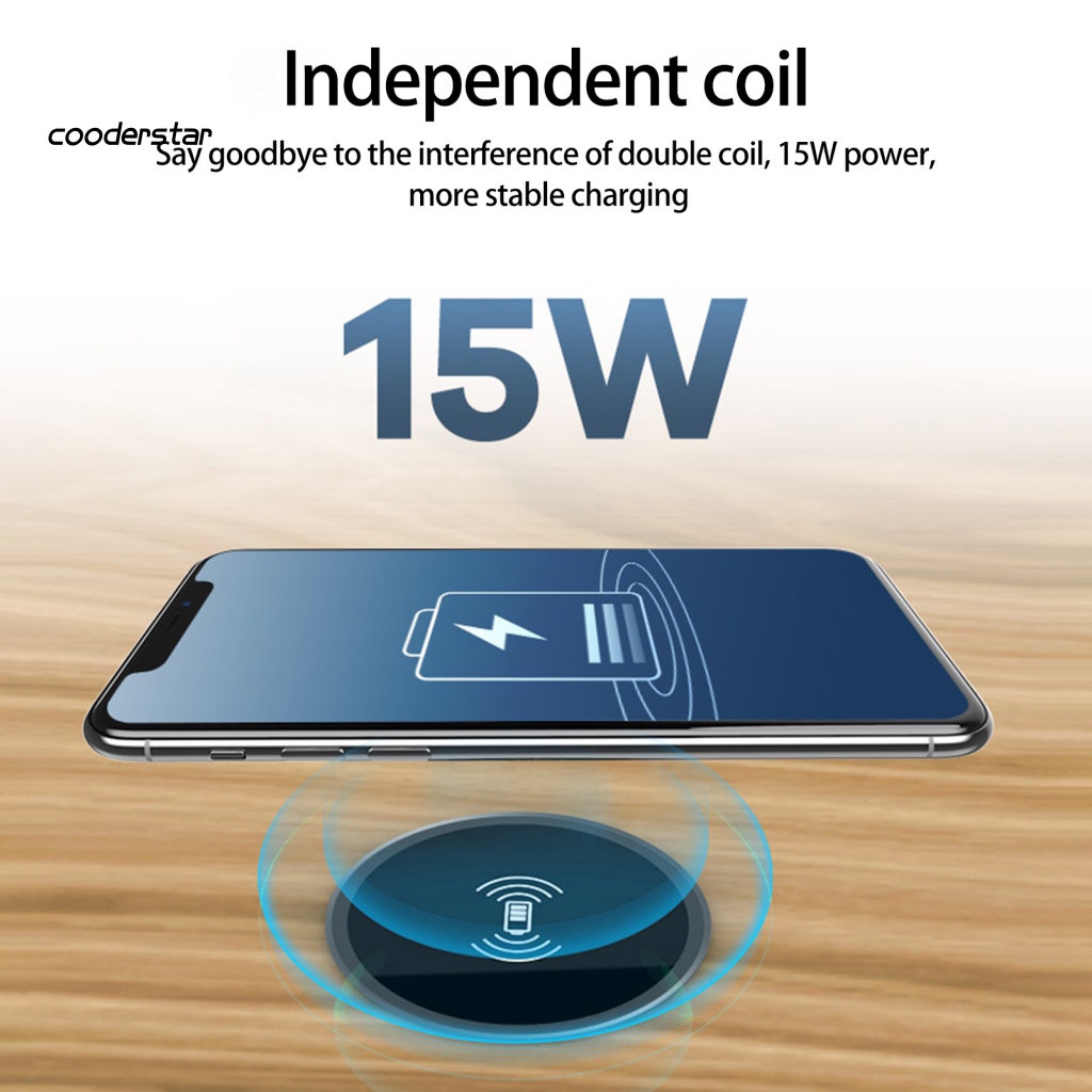 1 Bộ Đế Sạc Điện Thoại Không Dây Siêu Mỏng Dễ Lắp Đặt