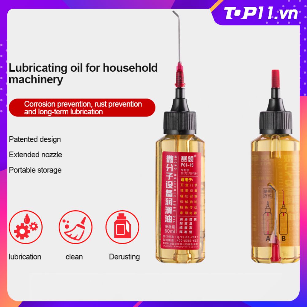 Cylion Xe Đạp Khóa xi lanh mang chuỗi dầu sailion thiết bị dầu vi phân tử máy móc dầu bôi trơn dầu máy top11.vn